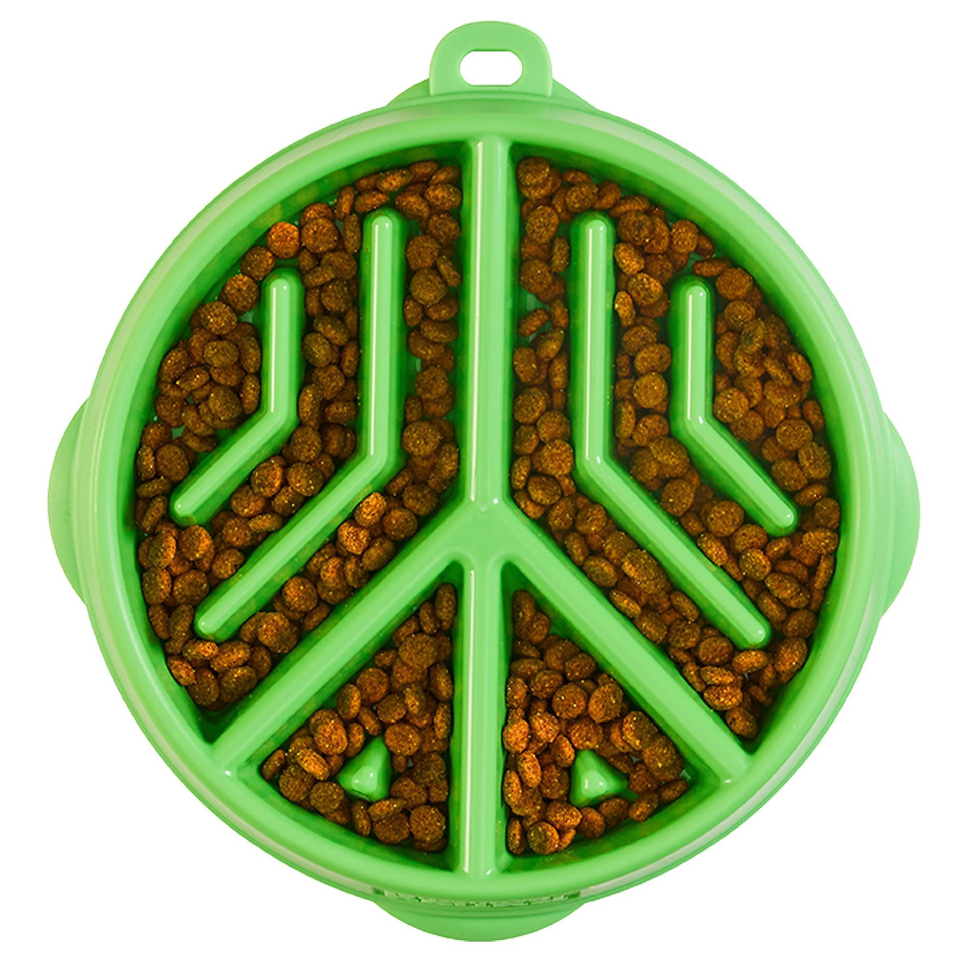 slide 1 of 1, Outward Hound Fun Feeder Slow Bowl Peace, 1 ct