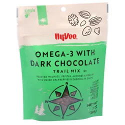 Hy-Vee Trail Mix, Omega-3 With Dark Chocolate