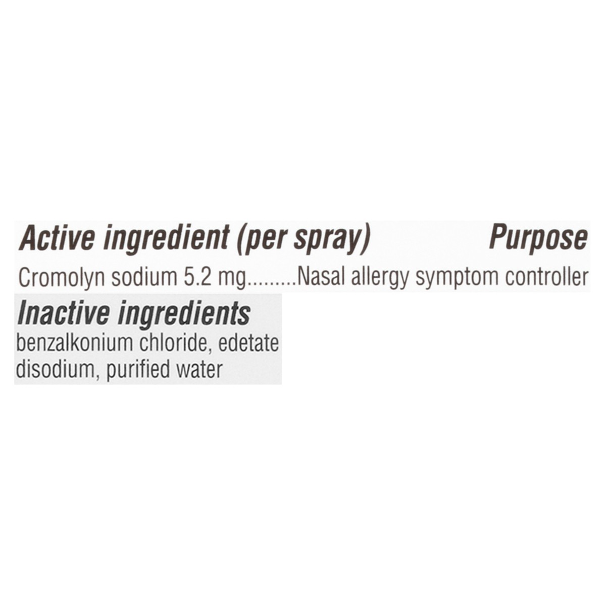 slide 4 of 10, NasalCrom Nasal Spray Allergy Symptom Controller, 200 Sprays, .88 FL OZ, 0.88 fl oz