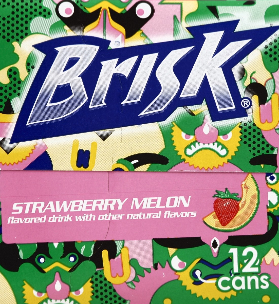 slide 6 of 7, Brisk Flavored Drink 12 ea, 12 ct; 12 fl oz