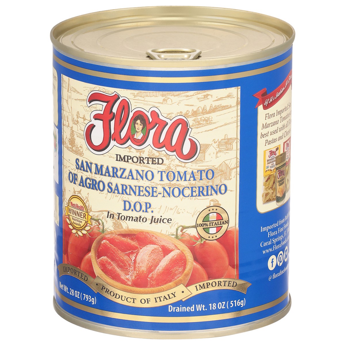 slide 5 of 9, Flora DOP San Marzano Tomatoes 28 oz, 28 oz