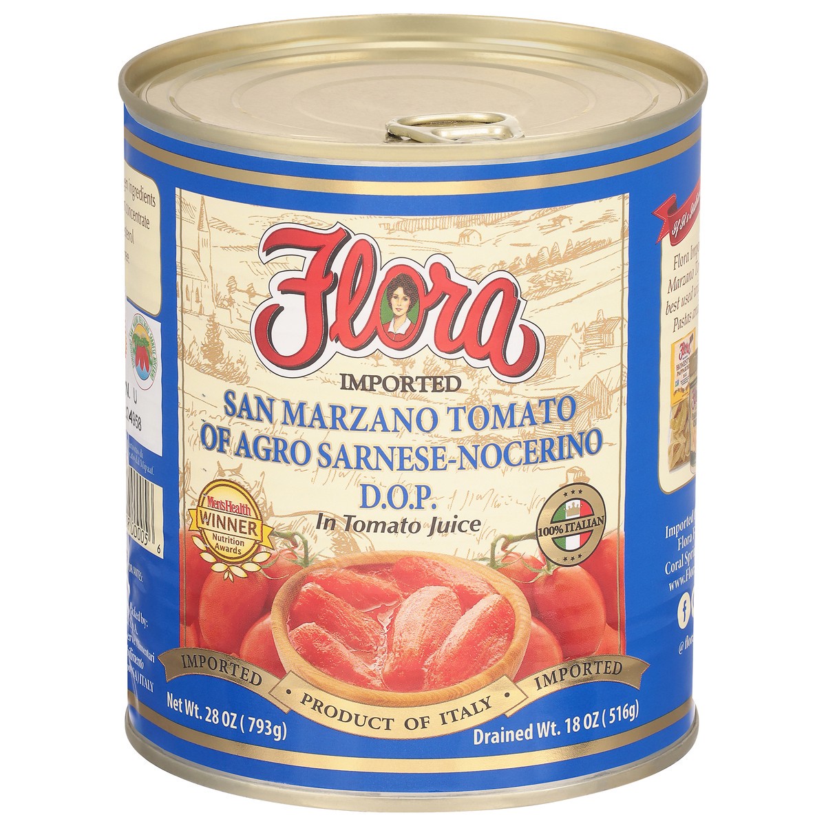 slide 1 of 9, Flora DOP San Marzano Tomatoes 28 oz, 28 oz