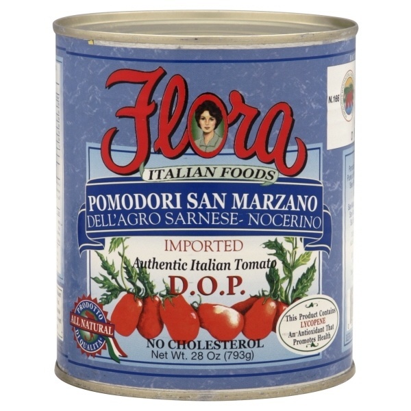 slide 1 of 1, Flora Italian Foods Tomatoes San Marzano, 28 oz