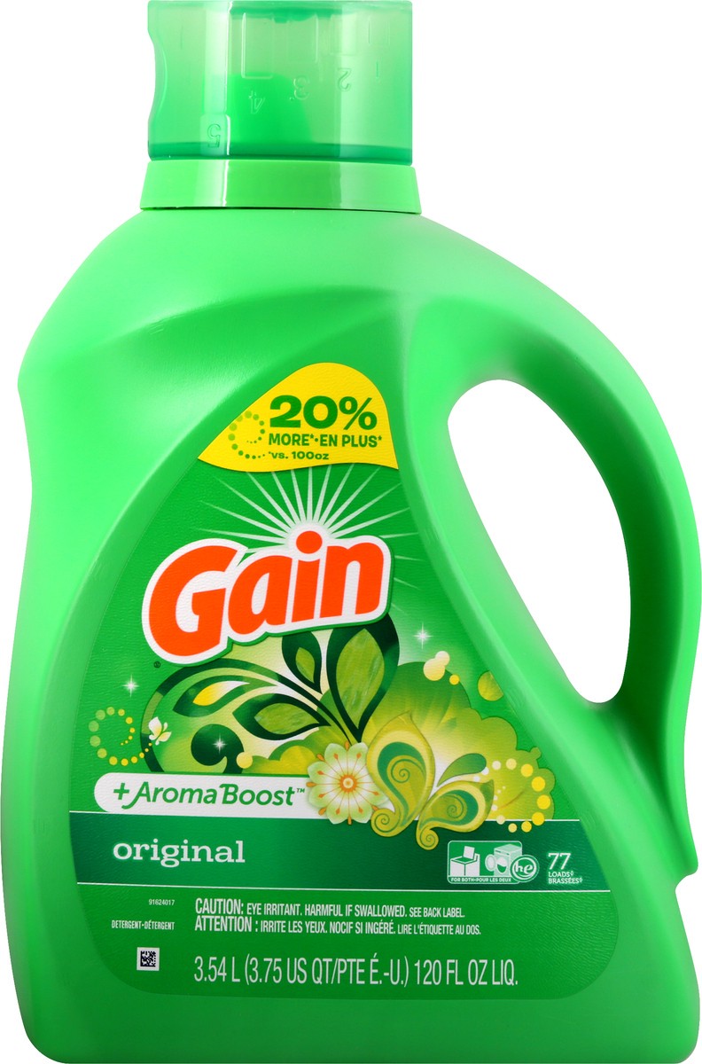 slide 1 of 1, Gain + Aroma Boost Original Detergent 3.54 lt, 3.54 L