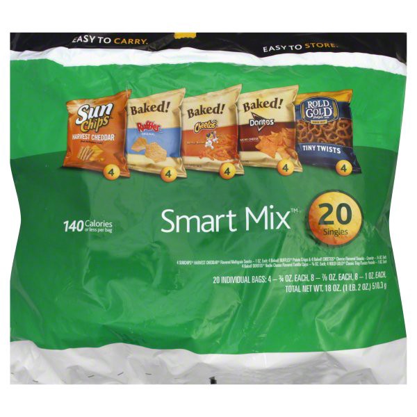 slide 1 of 6, Frito-Lay Smart Mix Variety Pack, 18 oz