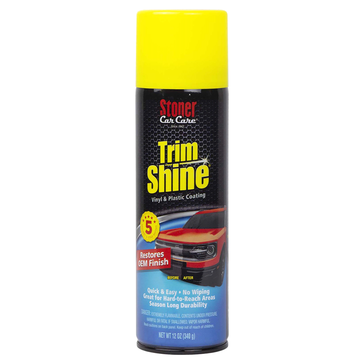 slide 1 of 5, Stoner Car Care Trim Shine Vinyl & Plastic Coating 12 oz, 12 oz