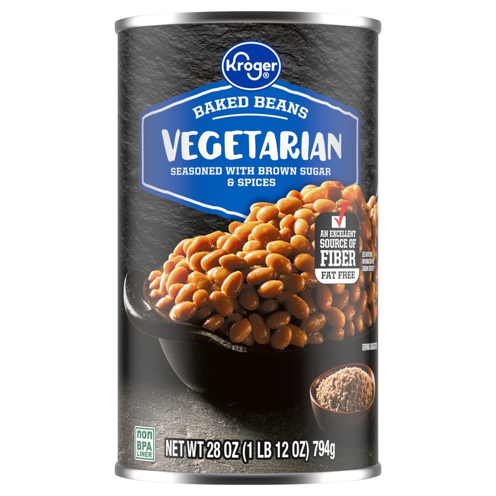 slide 1 of 1, Kroger® Vegetarian Baked Beans, 28 oz
