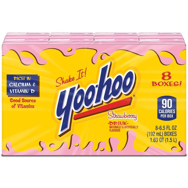 slide 2 of 7, Mott's Yoo-hoo Strawberry Chocolate Flavored Drink - 8pk/6.5oz Cans, 8 ct, 6.5 oz