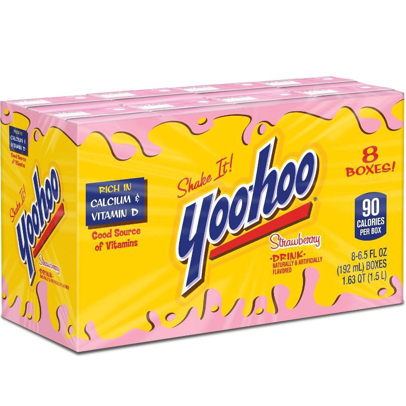 slide 7 of 7, Mott's Yoo-hoo Strawberry Chocolate Flavored Drink - 8pk/6.5oz Cans, 8 ct, 6.5 oz