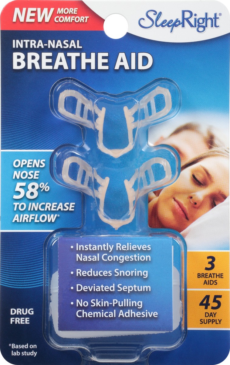 slide 2 of 11, SleepRight Intra-Nasal Breathe Aid 3 ea, 3 ct