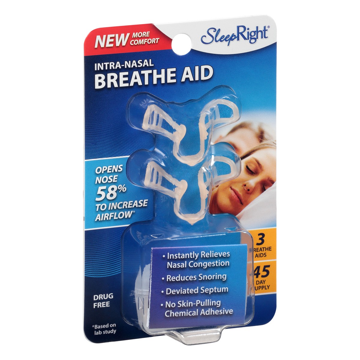 slide 6 of 11, SleepRight Intra-Nasal Breathe Aid 3 ea, 3 ct