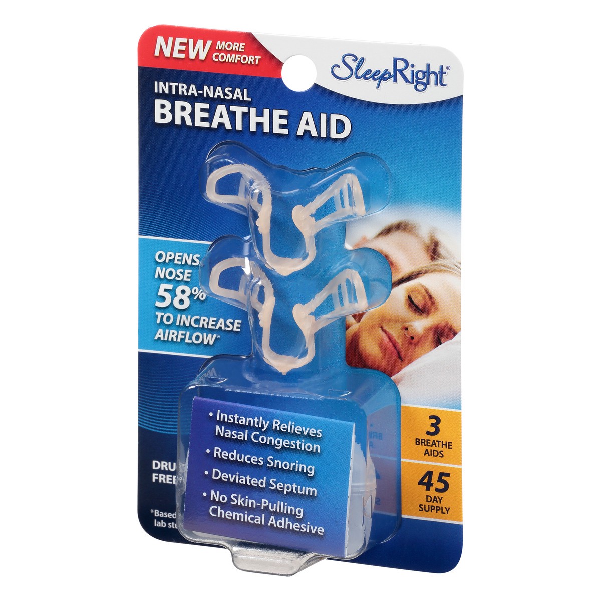 slide 8 of 11, SleepRight Intra-Nasal Breathe Aid 3 ea, 3 ct