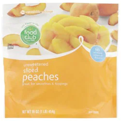 Food Club Frozen Sliced Peaches