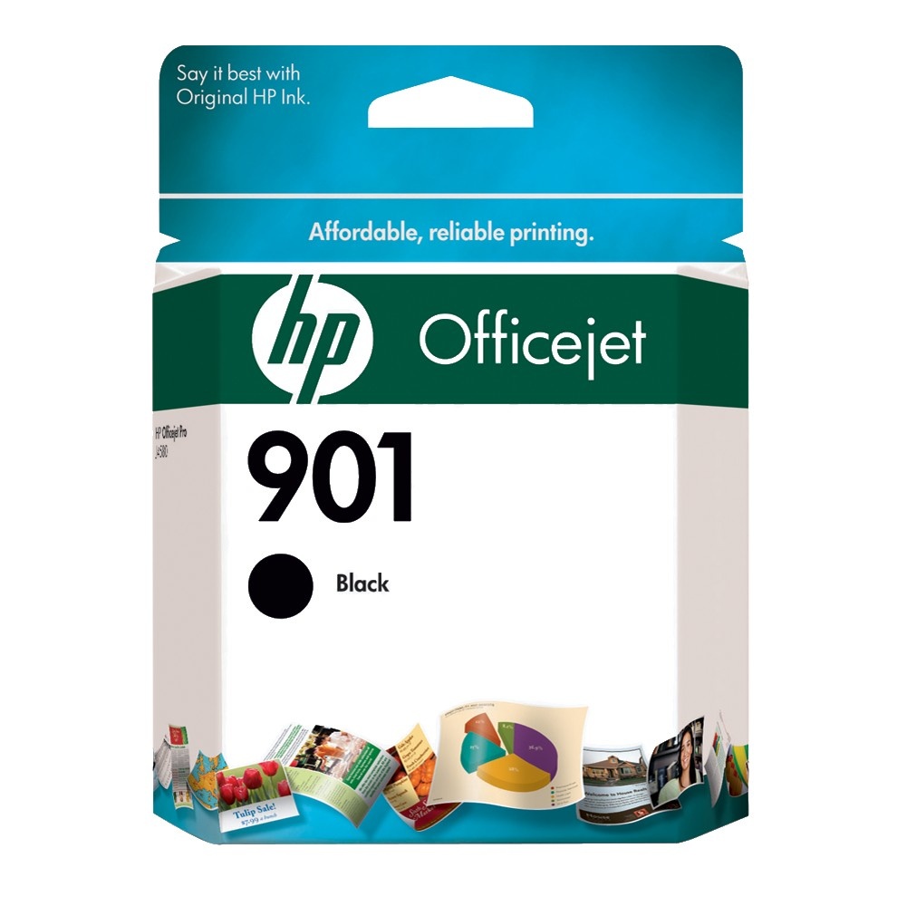 slide 1 of 3, HP Inc. 901 Officejet Single Ink Cartridge - Black (CC653AN_14), 1 ct