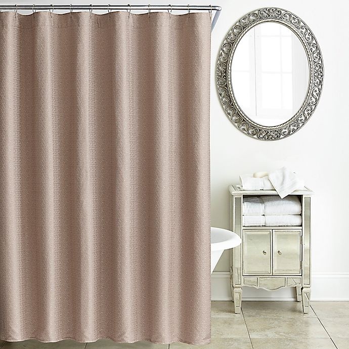 slide 1 of 1, Waterford Tory Shower Curtain - Rose Gold, 1 ct