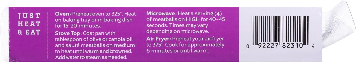slide 9 of 13, Amylu Foods Roasted Garlic Chicken Meatballs 10 oz, 10 oz