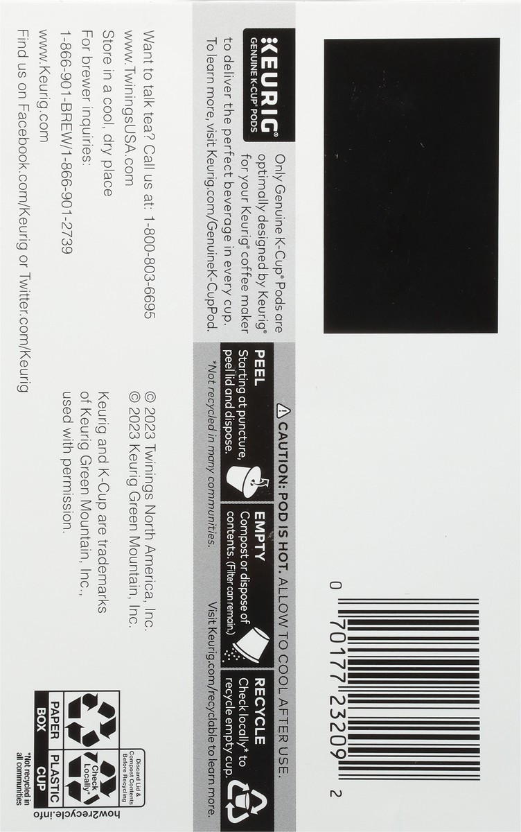 slide 10 of 14, Twinings K-Cup Pods Unsweetened Iced Tea - 12 ct, 12 ct