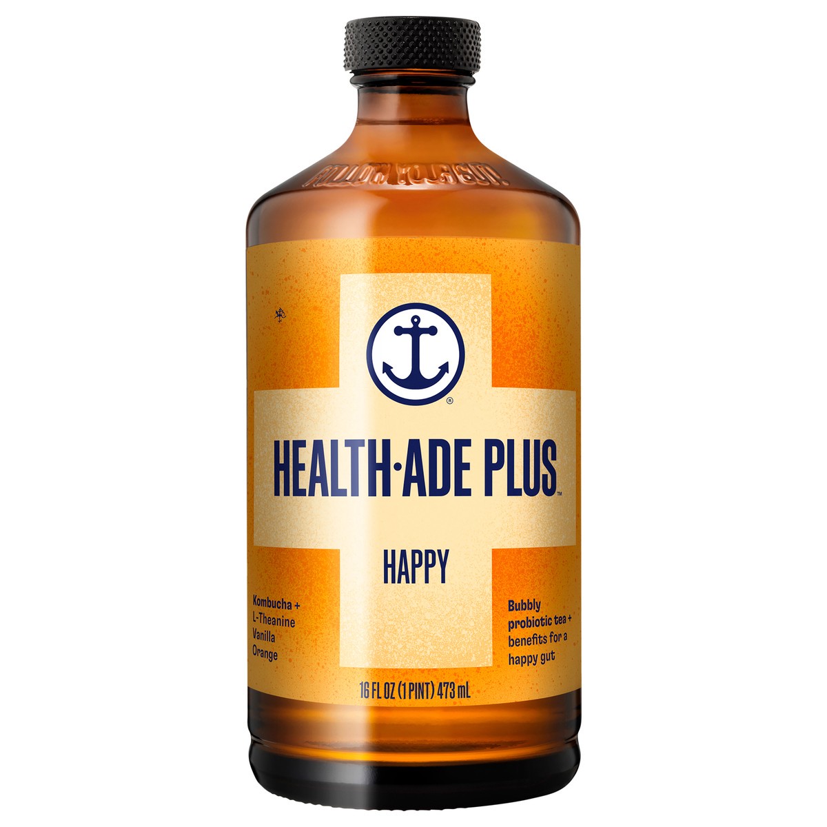 slide 6 of 9, Health-Ade Plus Happy Vanilla Orange Kombucha - 16 fl oz, 16 fl oz