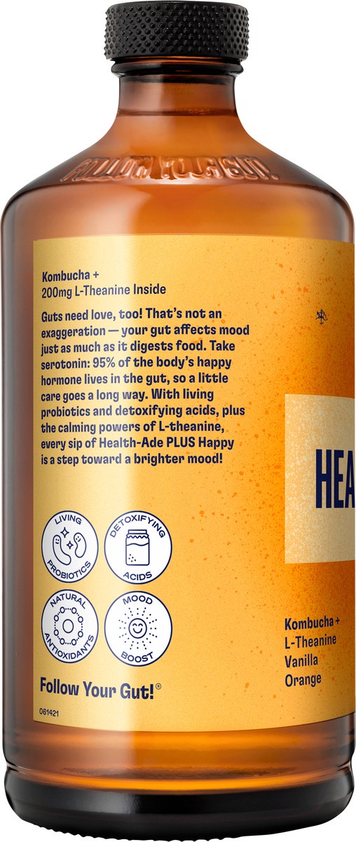 slide 8 of 9, Health-Ade Plus Happy Vanilla Orange Kombucha - 16 fl oz, 16 fl oz