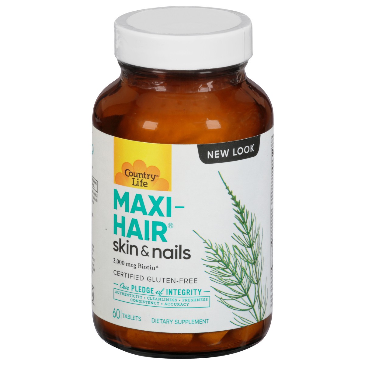 slide 1 of 9, Country Life Maxi-Hair Skin & Nails Tablets, 60 ct