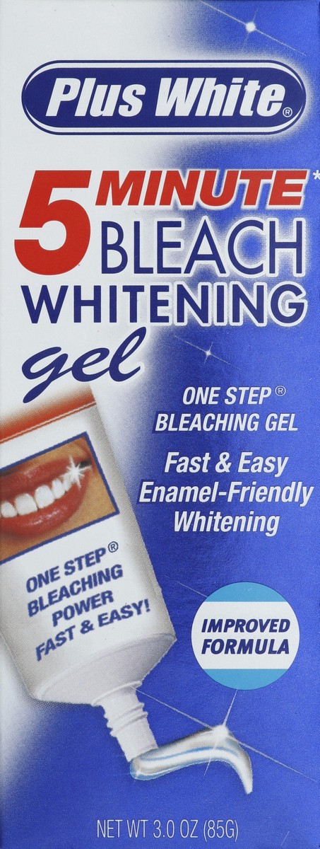 slide 4 of 5, Plus White Bleach Whitening Gel, 5 Minute, 2 oz