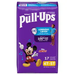Pull-Ups Boys' Potty Training Pants, 4T-5T (38-50 lbs), 17 Count