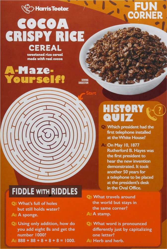 slide 2 of 4, Harris Teeter® Cocoa Crispy Rice Cereal, 11 oz