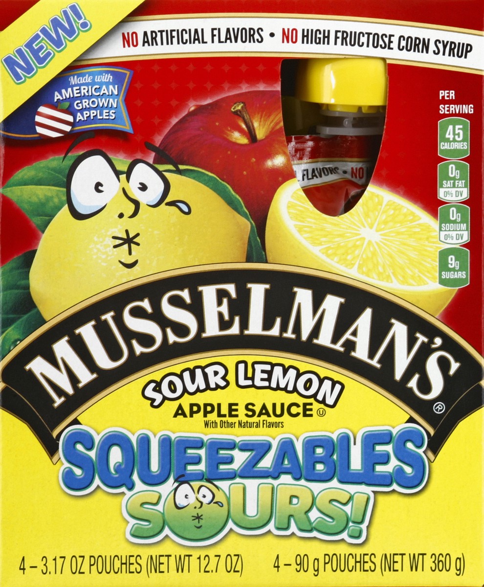 slide 1 of 5, Musselman's Apple Sauce 4 ea, 4 ct