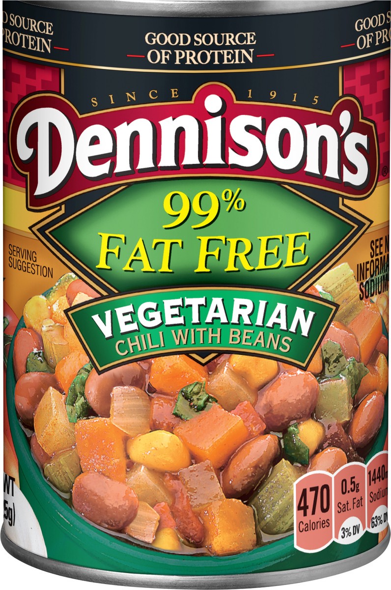 slide 2 of 5, Dennison's Vegetarian Chili, 15 oz