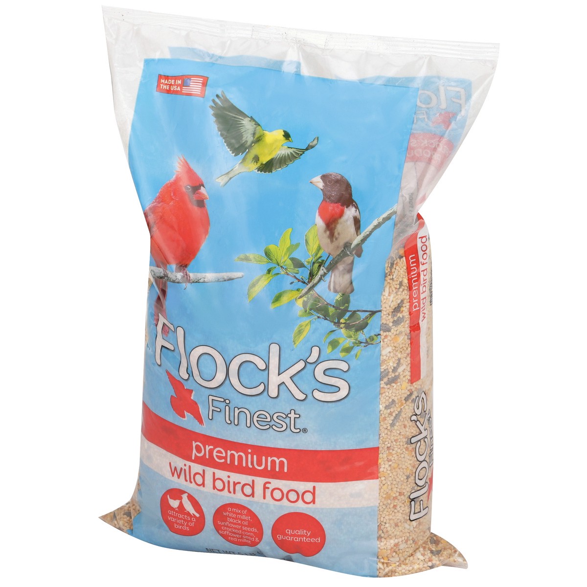 slide 6 of 8, Flock's Finest Premium Wild Bird Food, 5 lb