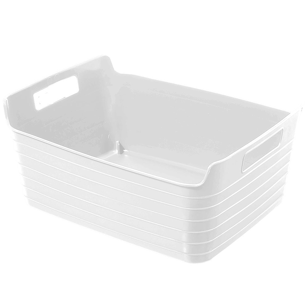 slide 1 of 1, Starplast Large Flex Tray - White, 1 ct