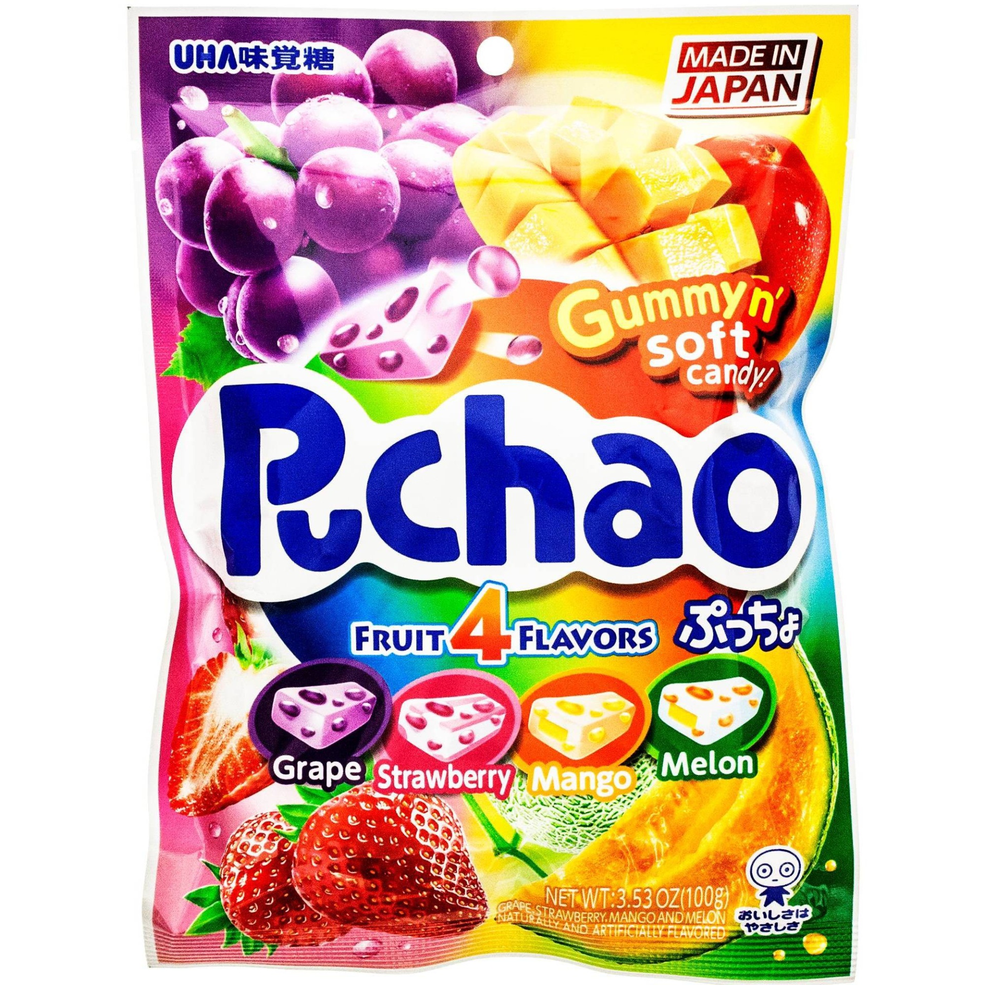 slide 1 of 1, Puchao Four Flavor Fruit Gummy & Soft Candy - 3.53oz, 3.53 oz