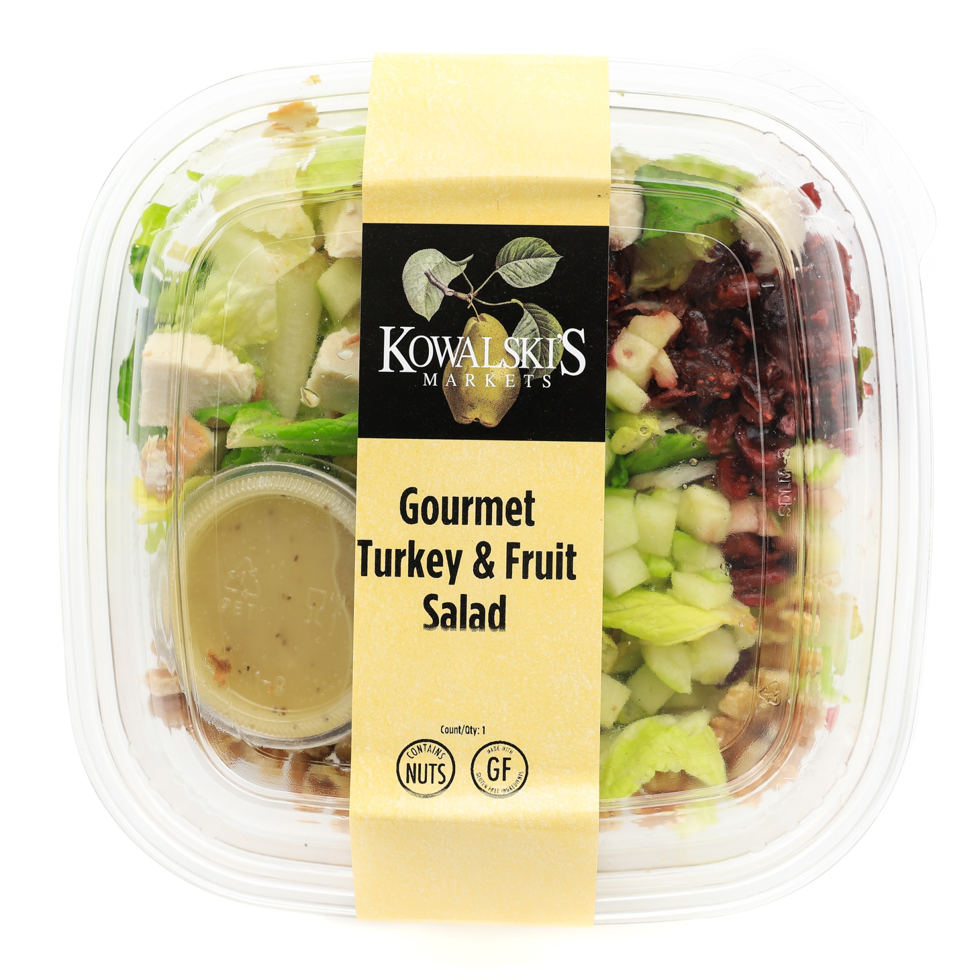 slide 1 of 1, Kowalski's Gourmet Turkey & Fruit Salad, 10 oz