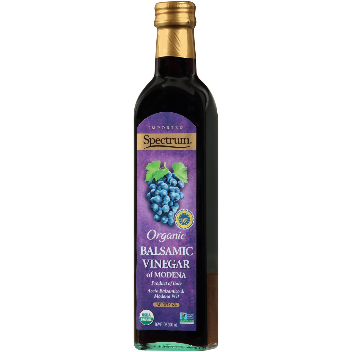 slide 2 of 9, Spectrum Organic Balsamic Vinegar of Modena, 16.9 fl oz