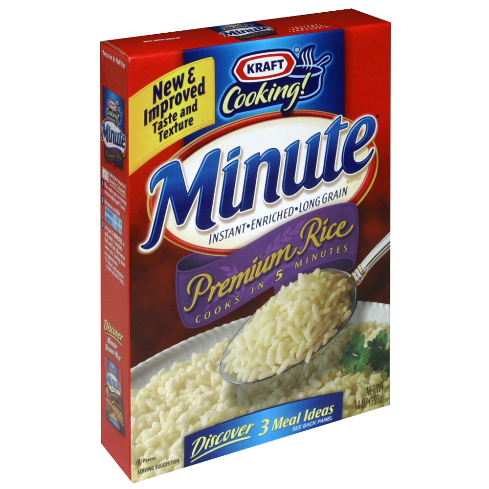 slide 1 of 1, Minute Instant Premium White Rice, 14 oz