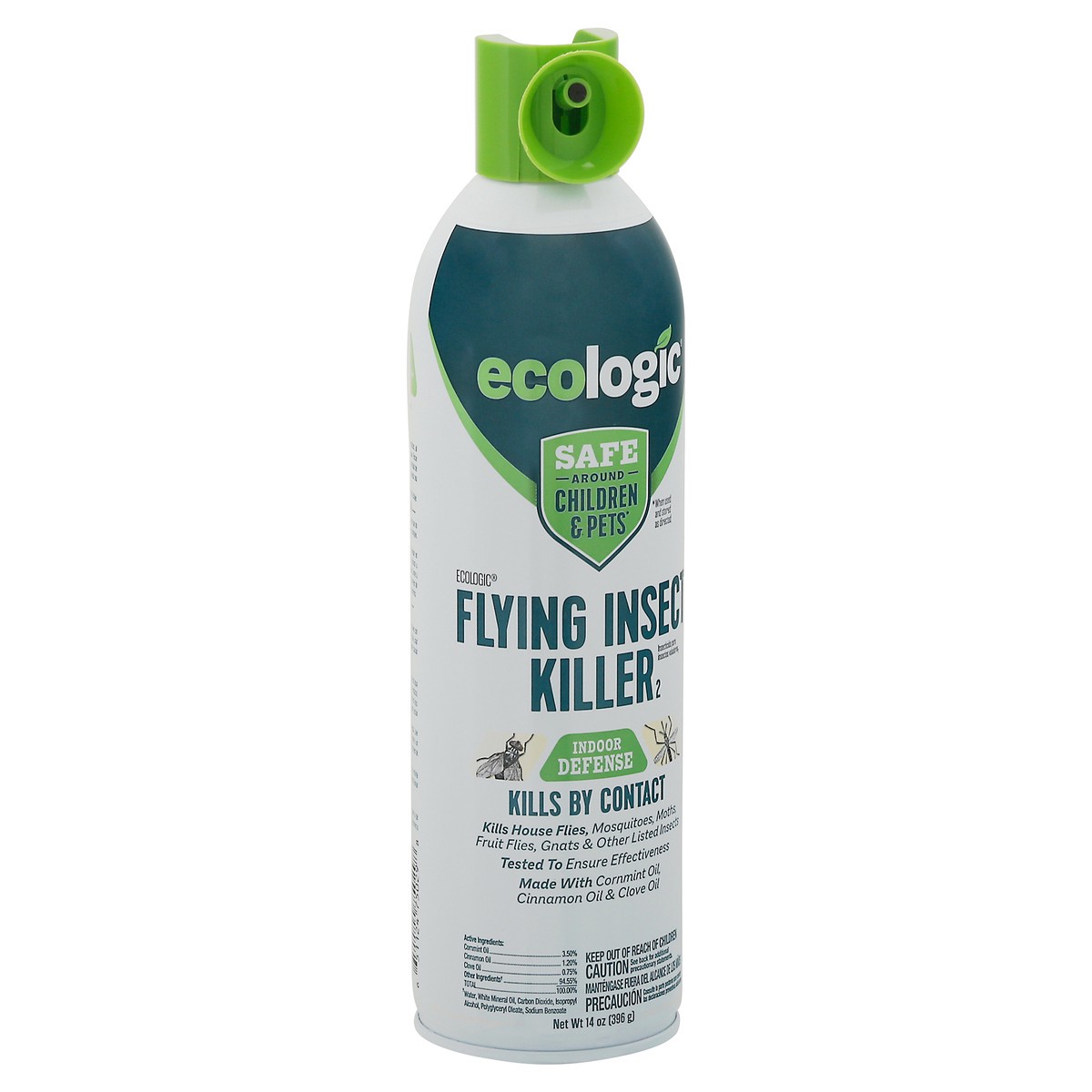 slide 2 of 9, EcoLogic Indoor Defense 2 Flying Insect Killer 14 oz, 14 oz