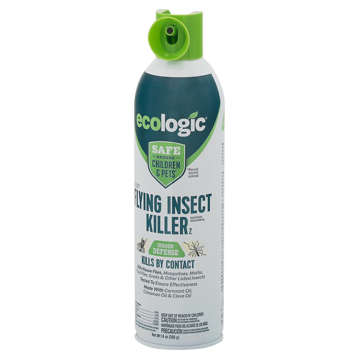 slide 3 of 9, EcoLogic Indoor Defense 2 Flying Insect Killer 14 oz, 14 oz