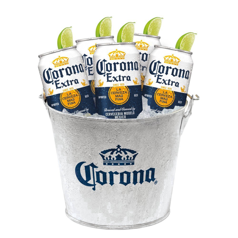 slide 12 of 85, Corona Extra Mexican Lager Import Beer, 12 pk 12 fl oz Cans, 4.6% ABV, 144 fl oz