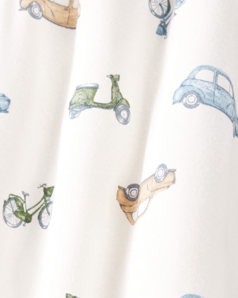 slide 2 of 4, Carter's Baby 2-Way Zip Cars PurelySoft Wearable Blanket Ivory L, 1 ct