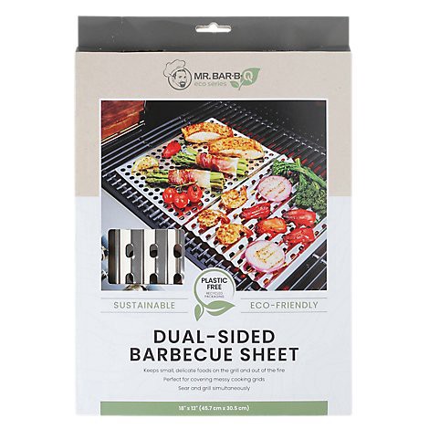 slide 1 of 1, Mr Bar B Q Sustainable Packaging Dual Sided Reusable Bbq Sheet 1 Count - Each, 1 ct