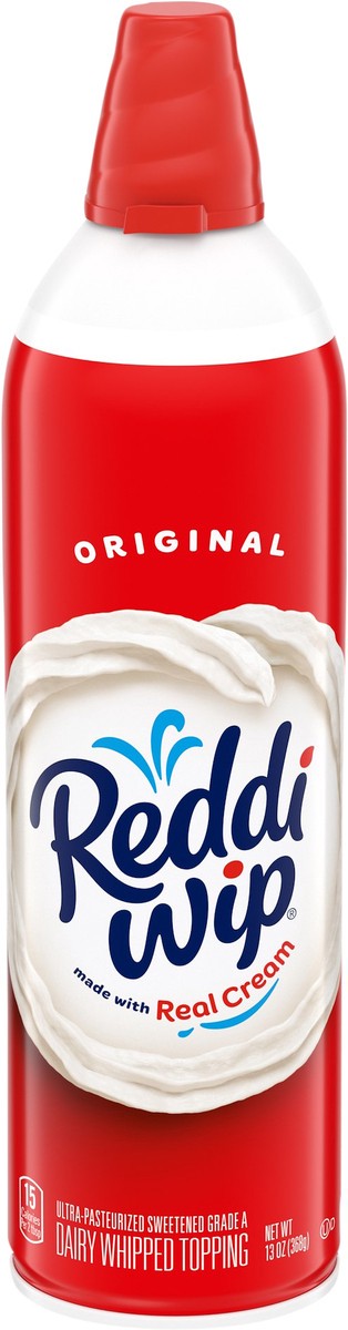 slide 5 of 5, Reddi-wip Original Dairy Whipped Topping 13 oz, 13 oz