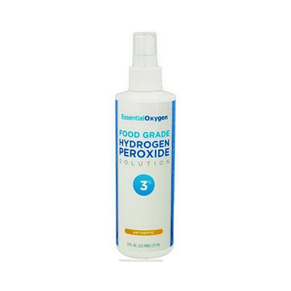 slide 1 of 1, Essential Oxygen Food Grade Hydrogen Peroxide Solution Spray, 8 fl oz