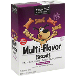 slide 1 of 1, Essential Everyday Multi-Flavor Dog Biscuits, 24 oz