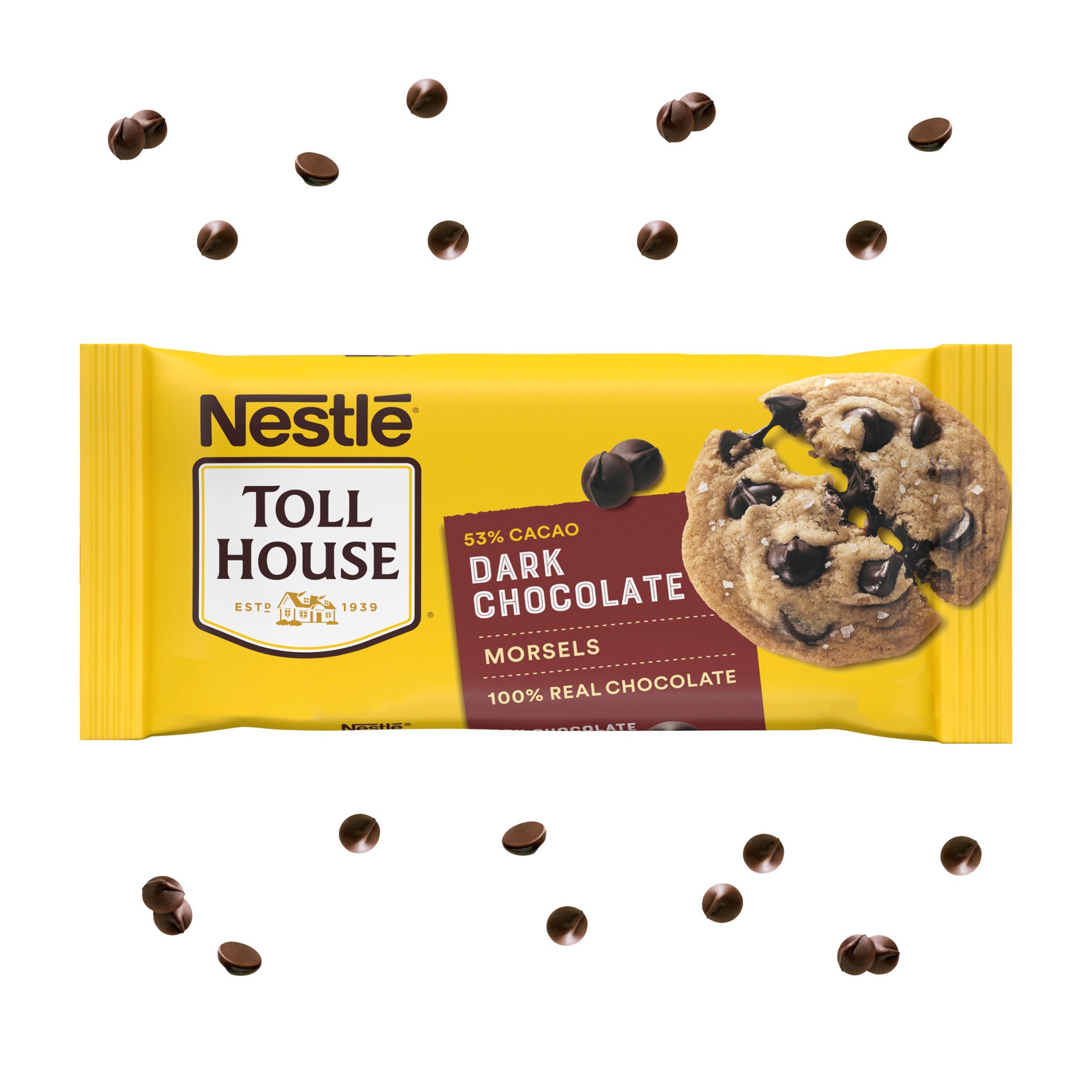 slide 1 of 7, Toll House Dark Chocolate Chips, 10 Oz, 10 oz