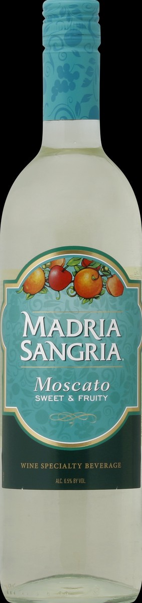 slide 5 of 7, Madria Sangria Moscato Wine, 750 ml