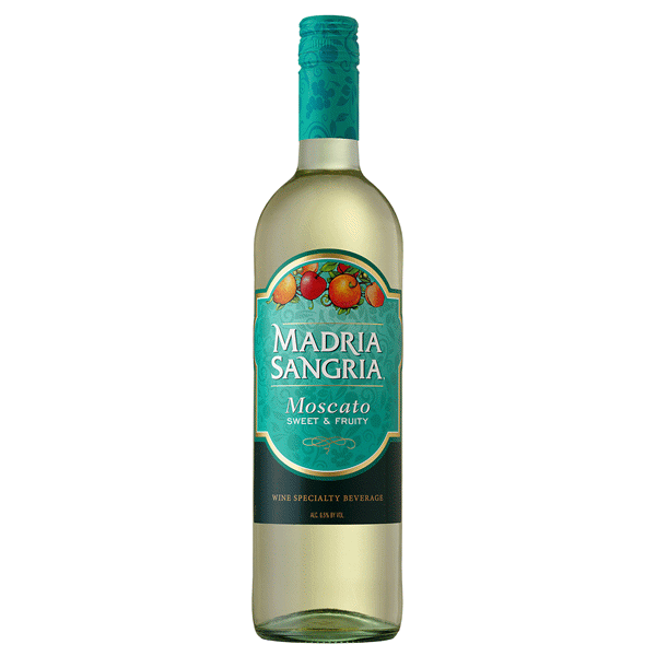 slide 1 of 7, Madria Sangria Moscato Wine, 750 ml