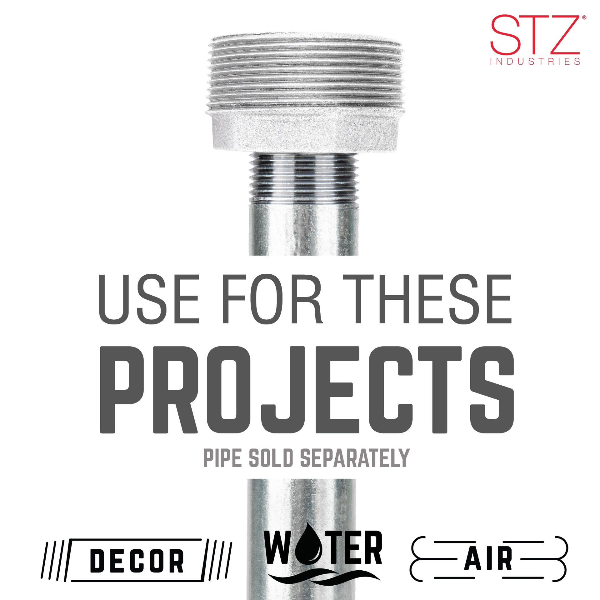 slide 6 of 6, Bushing Hex Galv 1X1/2, 1 ct