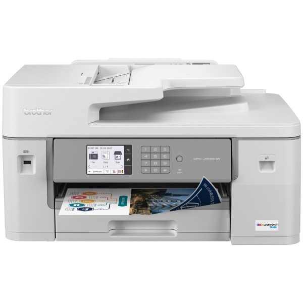 slide 1 of 7, Brother Inkvestment Tank Mfc-J6555Dw Color Inkjet All-In-One Printer With Ink, 1 ct