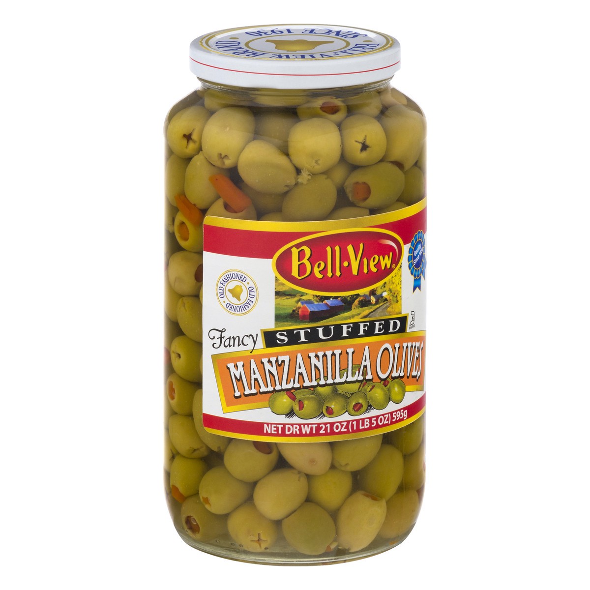 slide 4 of 9, Bell-View Stuffed Manzanilla Olives 21 oz, 21 oz