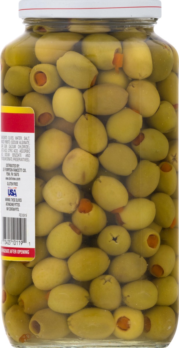 slide 3 of 9, Bell-View Stuffed Manzanilla Olives 21 oz, 21 oz